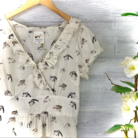 Anthropologie Tops - Rebekah Maysles for Anthropologie Raccoon Blouse